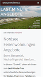 Mobile Screenshot of ferienwohnungen-nordsee.net